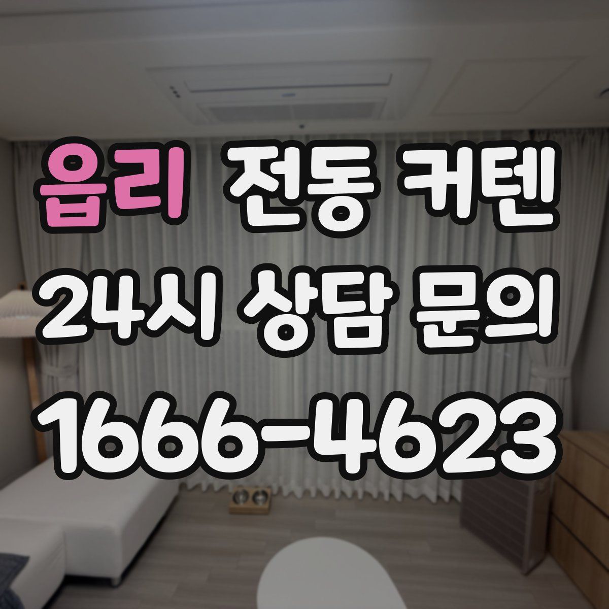 읍리 전동 커텐