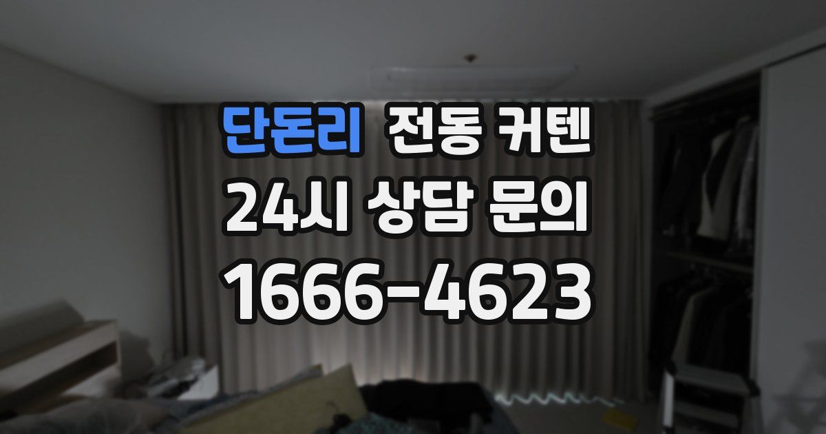 단돈리 전동 커텐