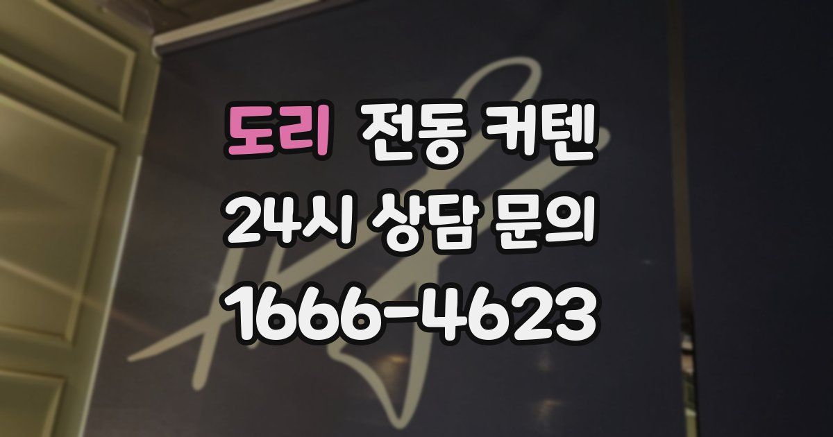 도리 전동 커텐