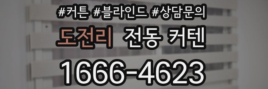 도전리 전동 커텐