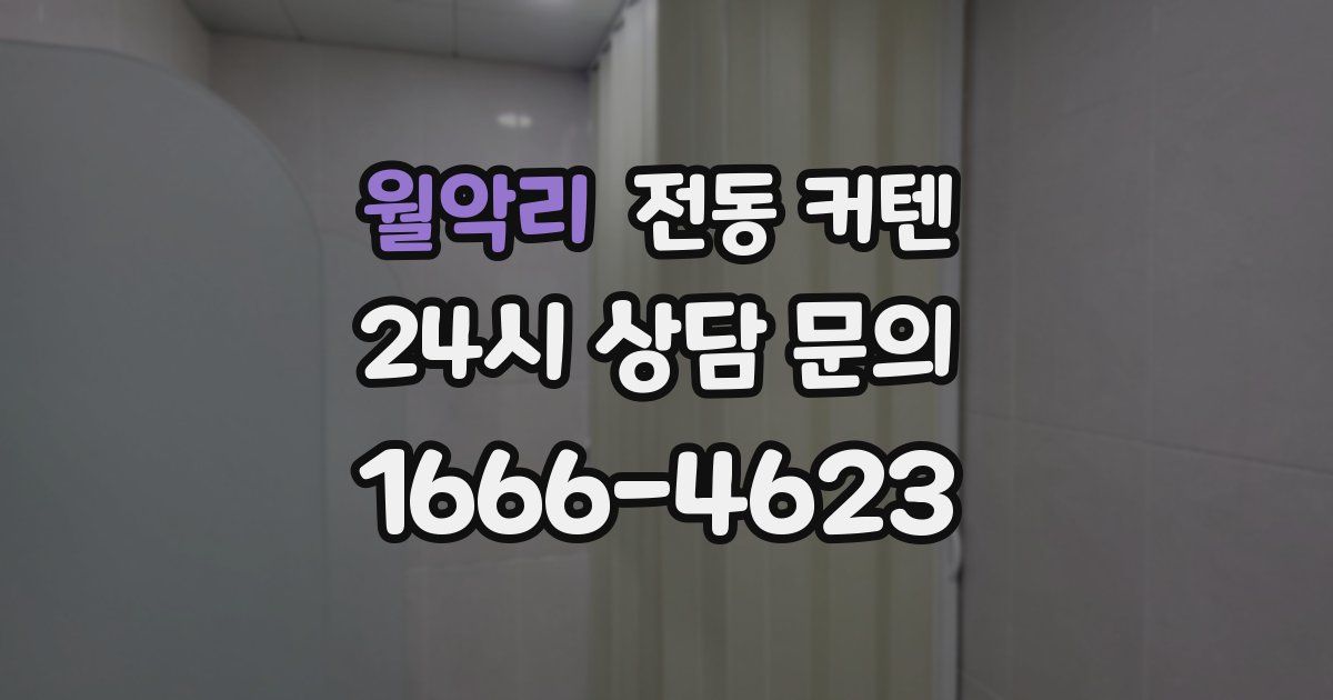 월악리 전동 커텐