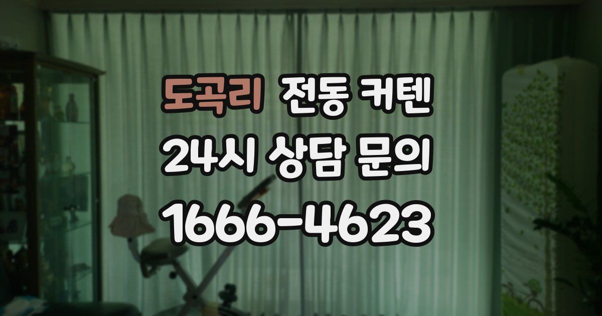 도곡리 전동 커텐