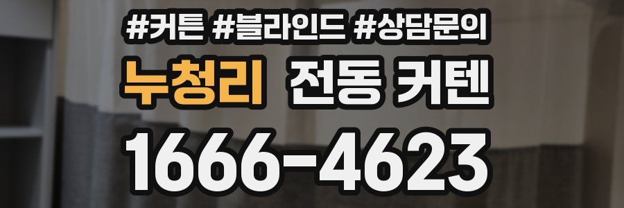 누청리 전동 커텐