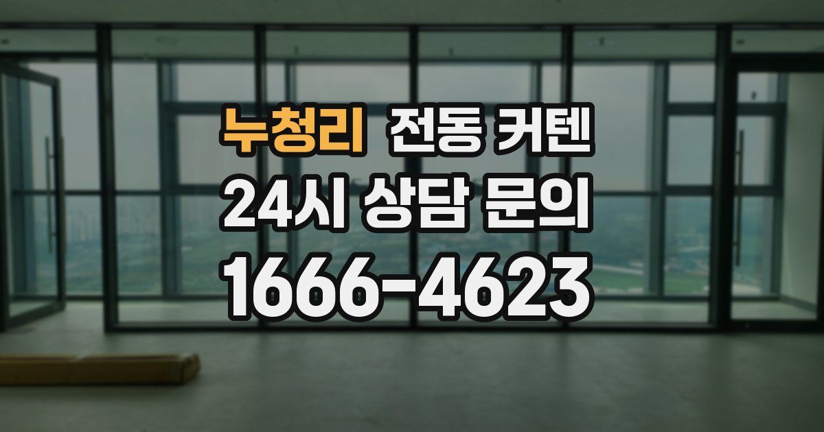 누청리 전동 커텐