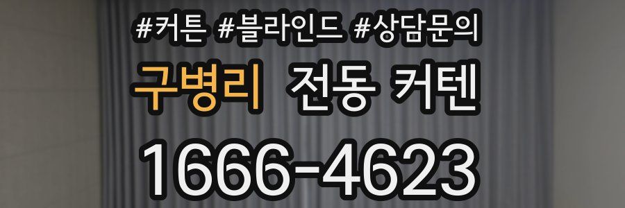 구병리 전동 커텐