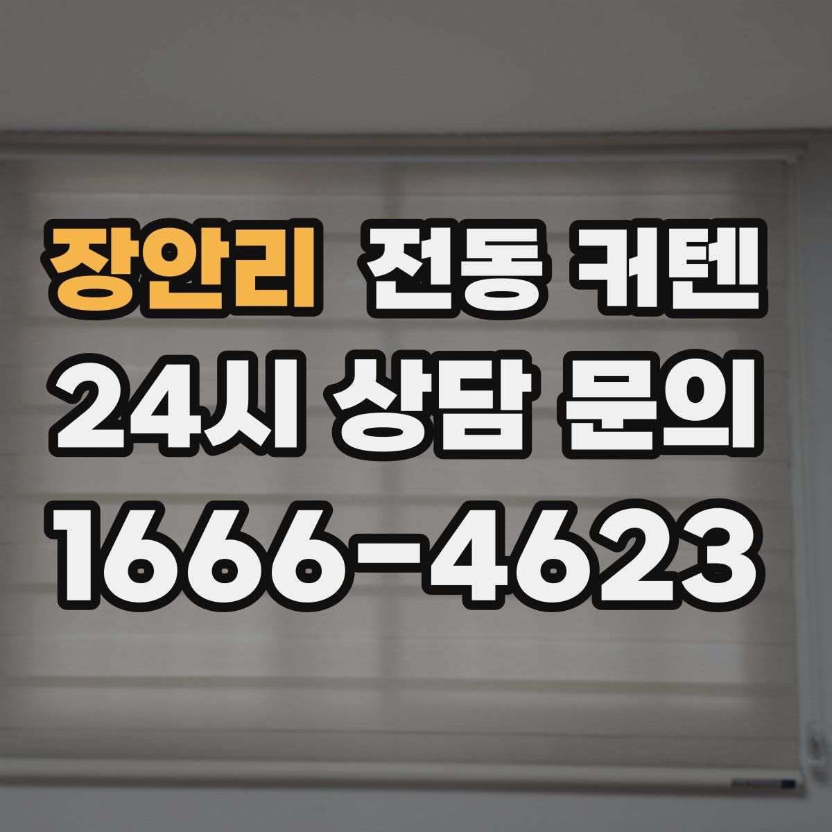 장안리 전동 커텐