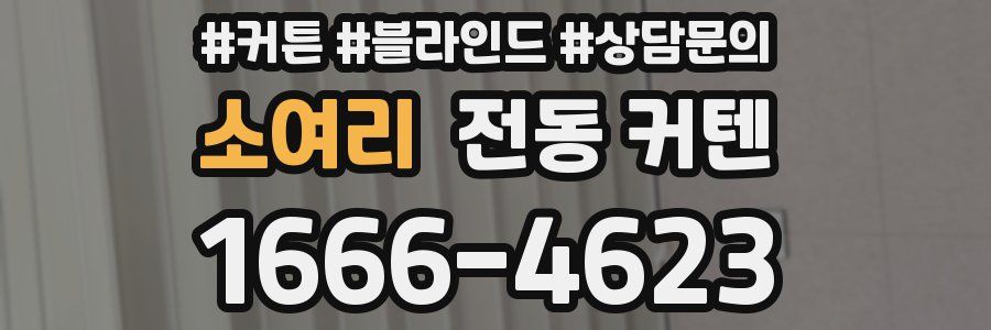 소여리 전동 커텐