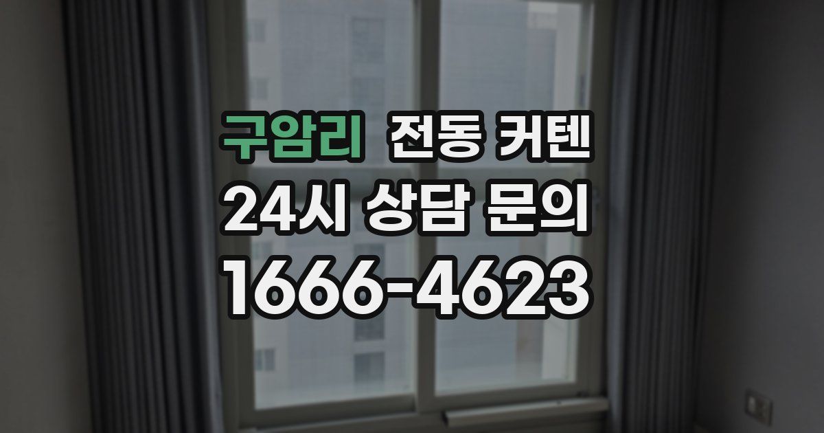 구암리 전동 커텐