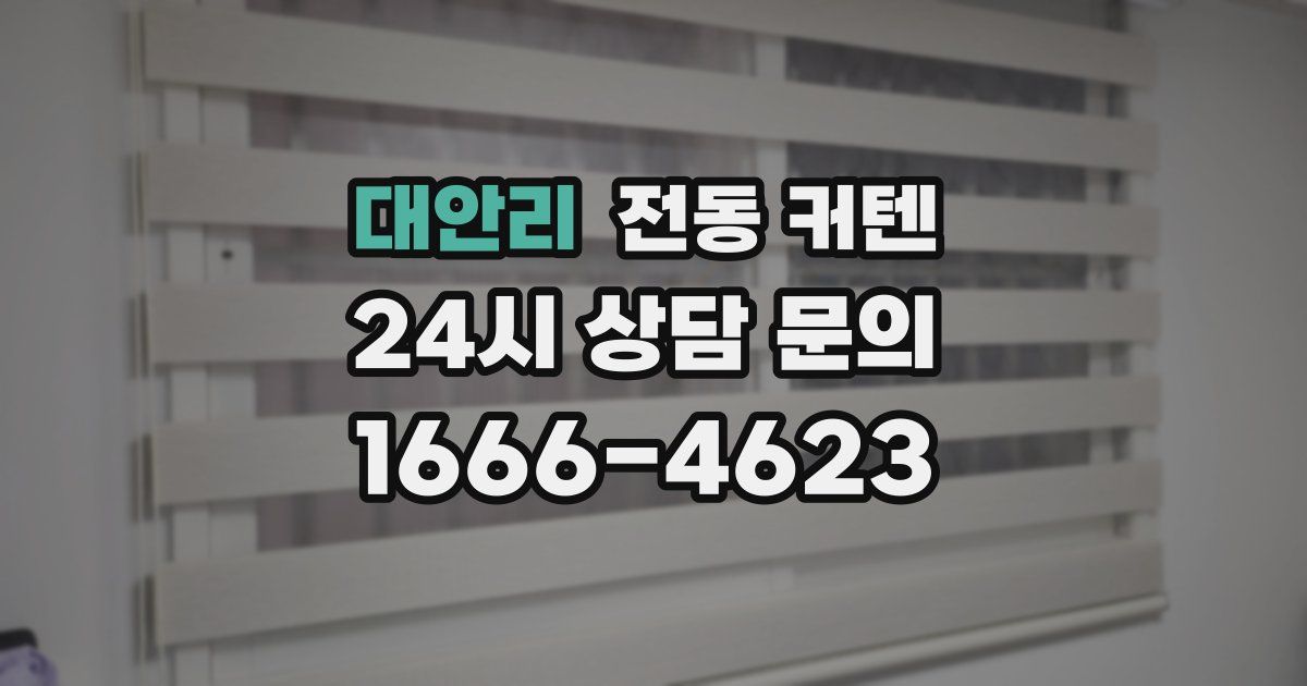대안리 전동 커텐