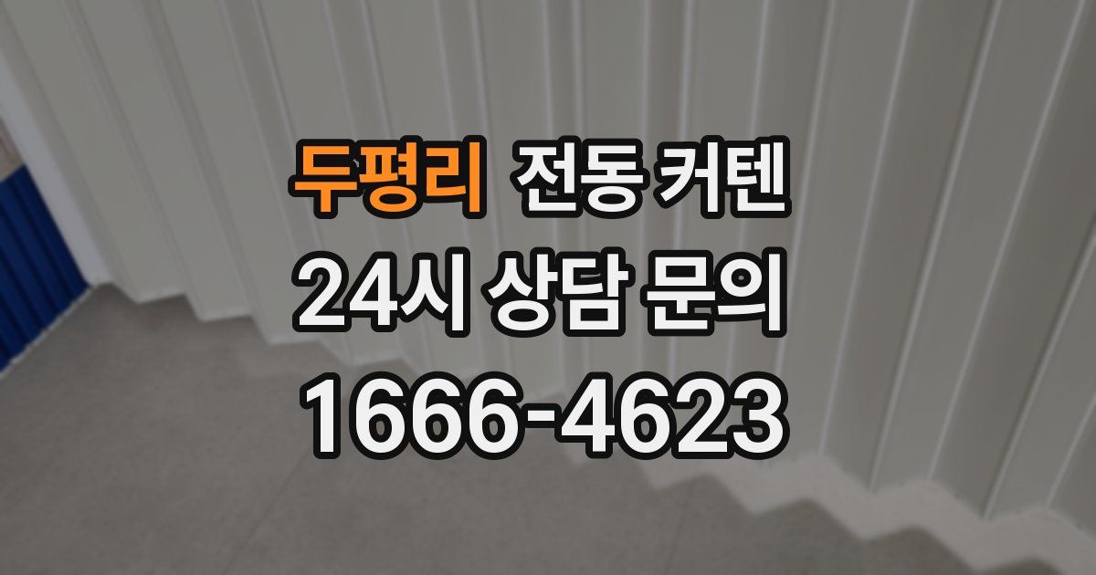 두평리 전동 커텐