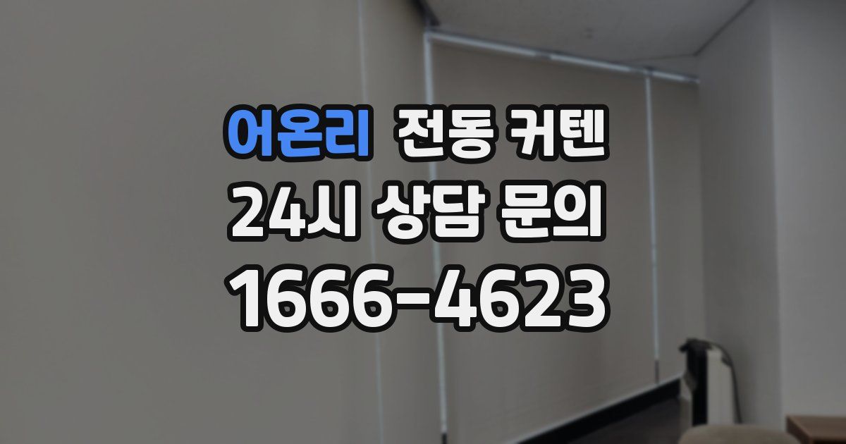 어온리 전동 커텐