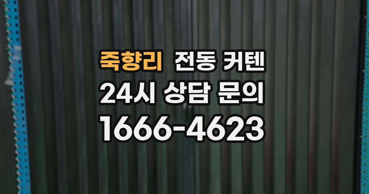 죽향리 전동 커텐
