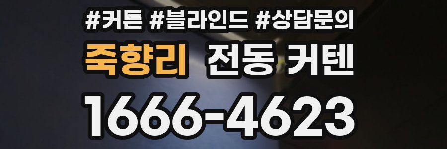 죽향리 전동 커텐