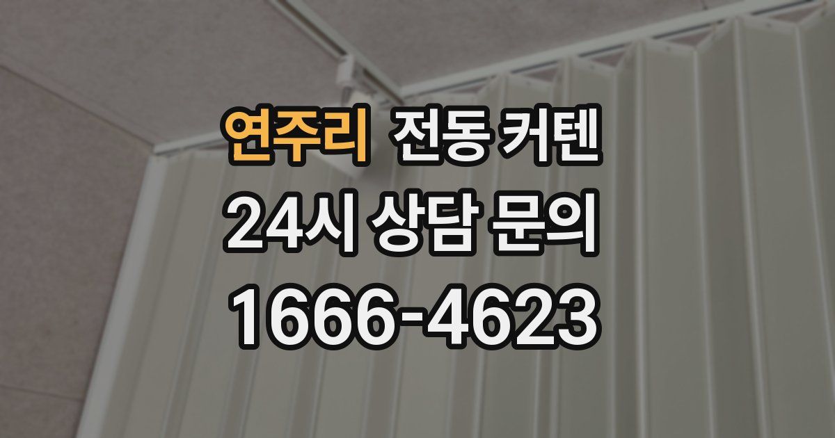 연주리 전동 커텐