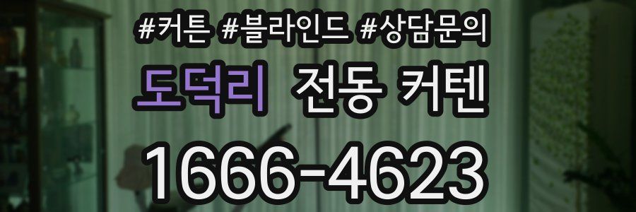 도덕리 전동 커텐