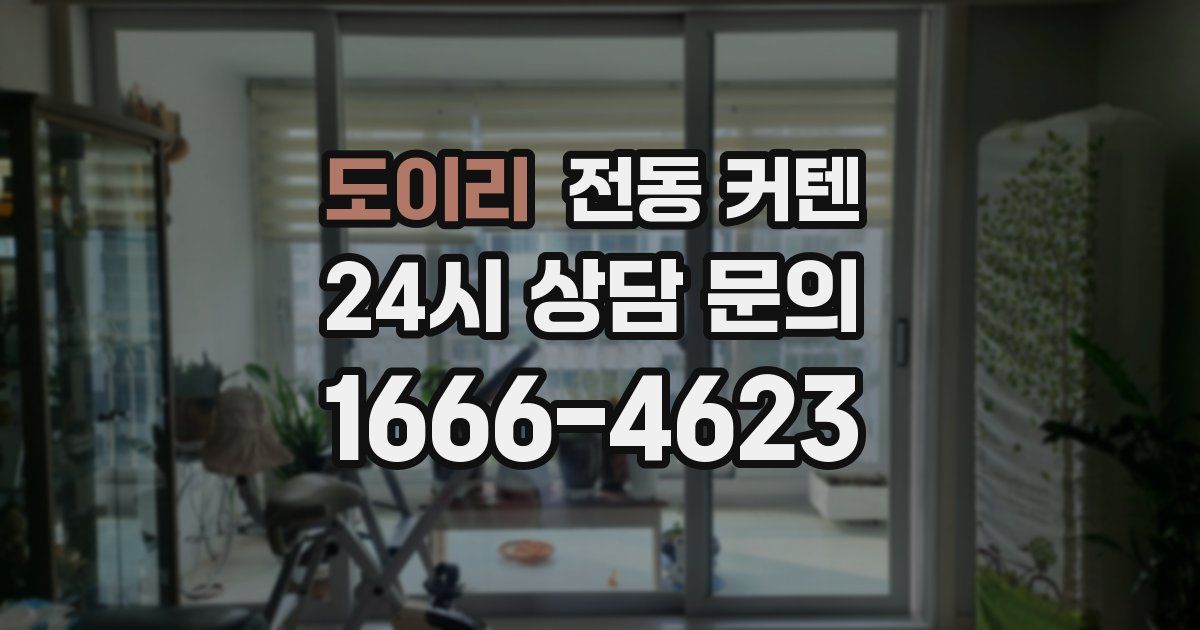 도이리 전동 커텐