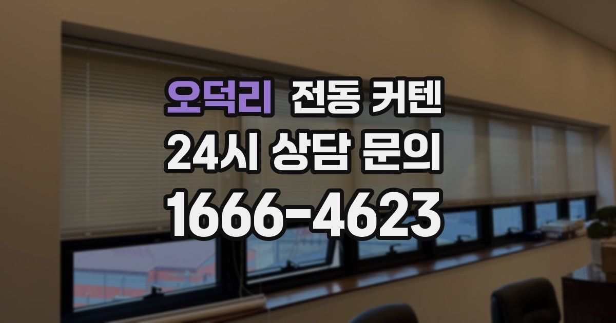 오덕리 전동 커텐
