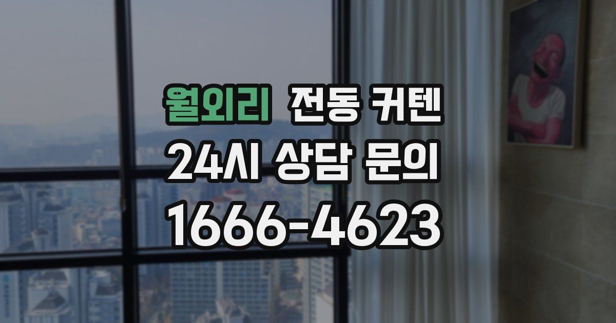 월외리 전동 커텐