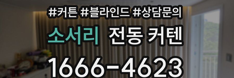 소서리 전동 커텐