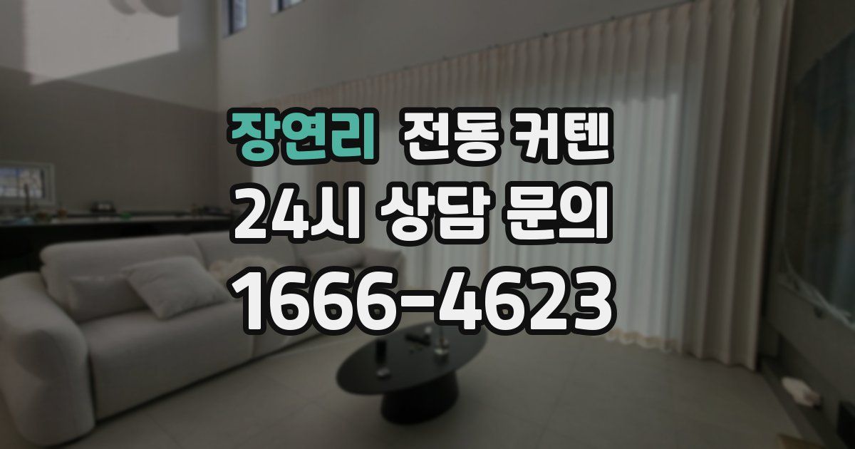 장연리 전동 커텐