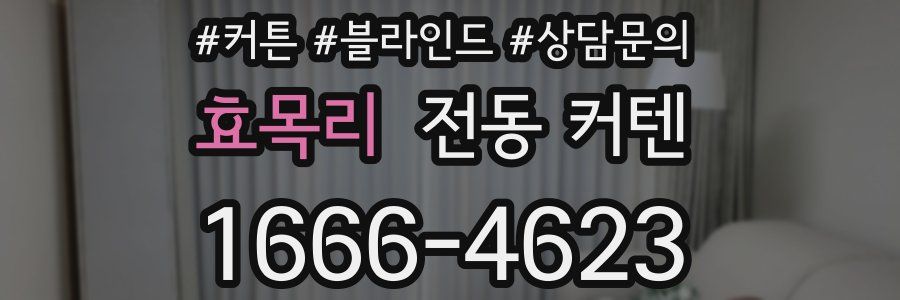 효목리 전동 커텐