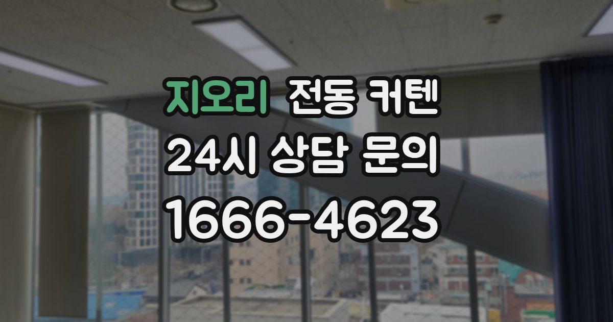 지오리 전동 커텐