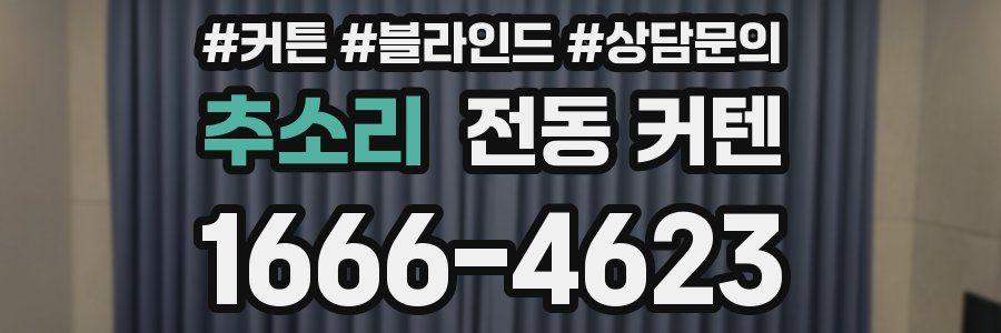 추소리 전동 커텐