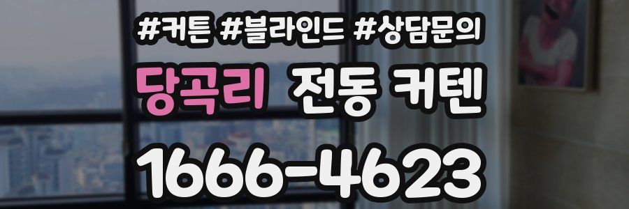 당곡리 전동 커텐