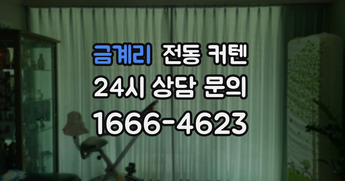 금계리 전동 커텐