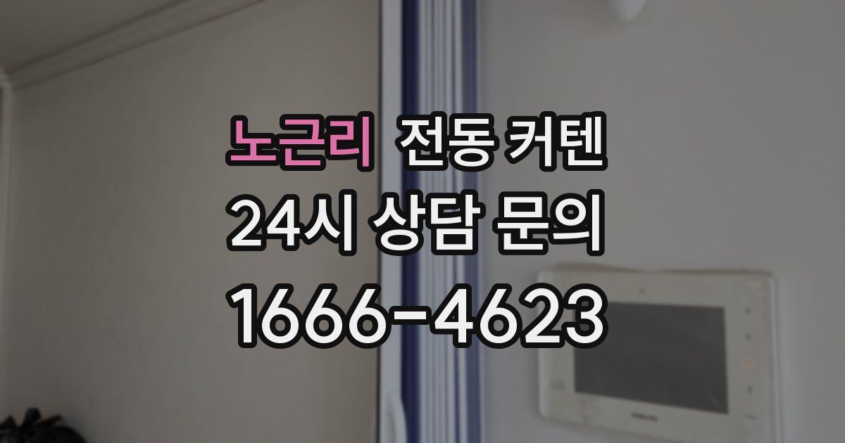 노근리 전동 커텐