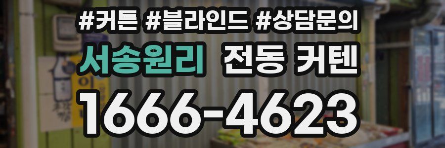 서송원리 전동 커텐