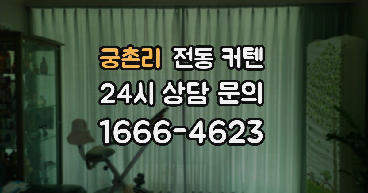 궁촌리 전동 커텐