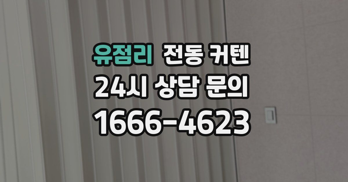 유점리 전동 커텐