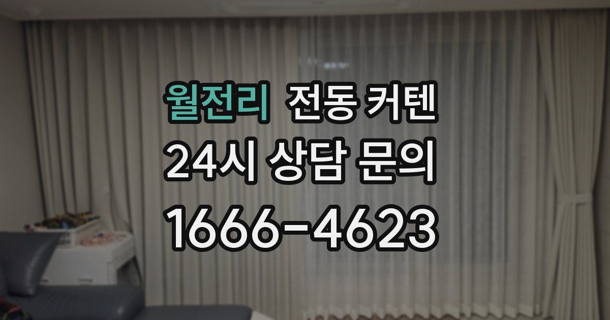 월전리 전동 커텐