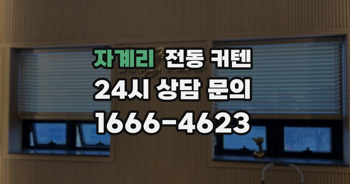 자계리 전동 커텐