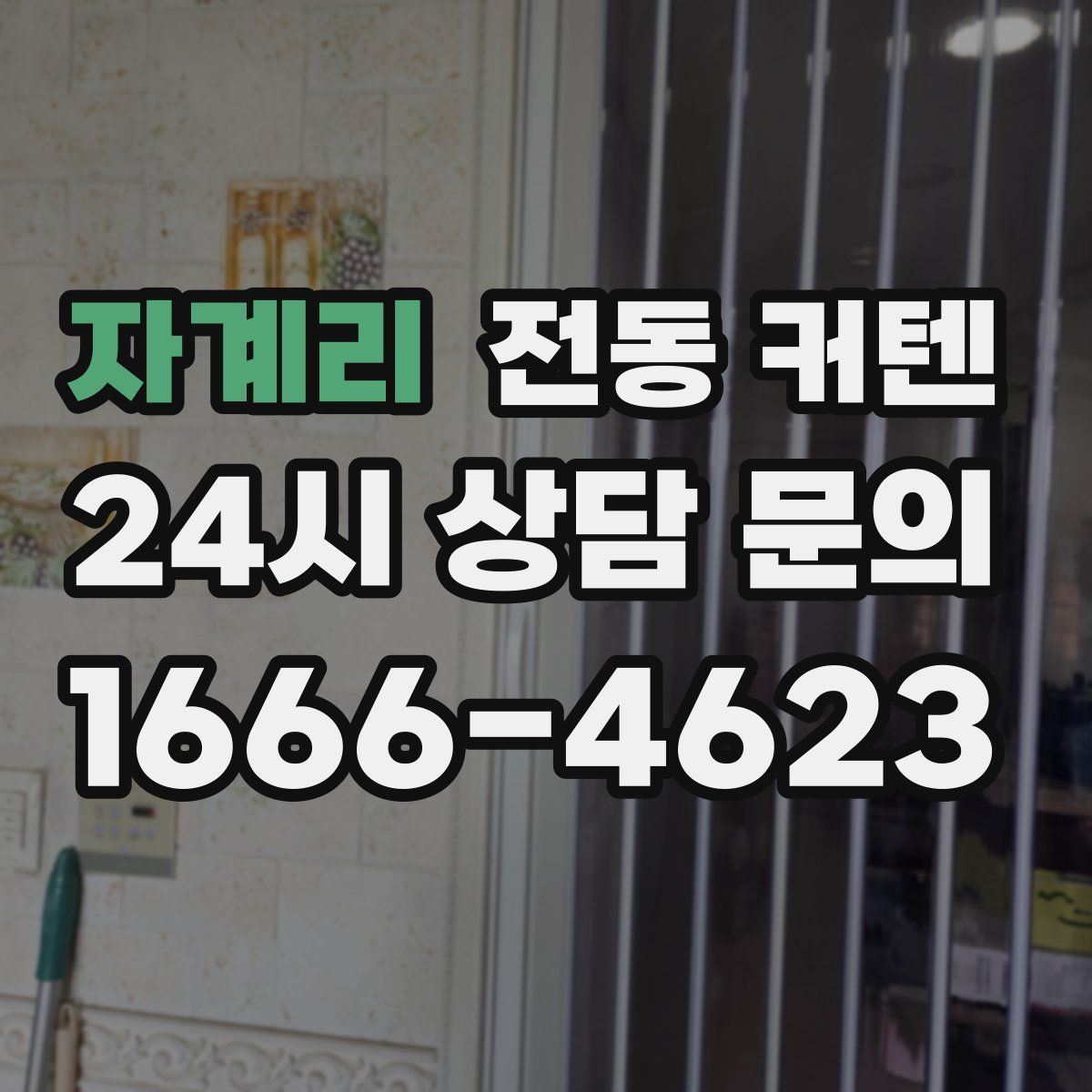 자계리 전동 커텐
