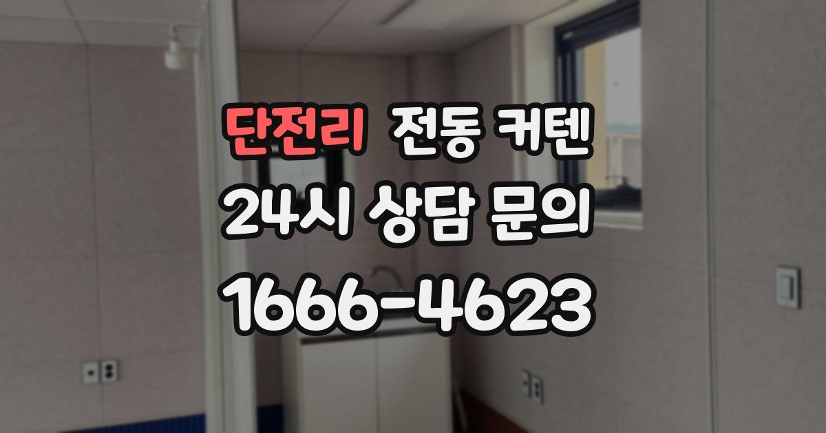 단전리 전동 커텐