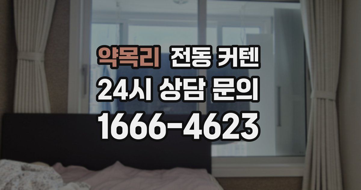 약목리 전동 커텐