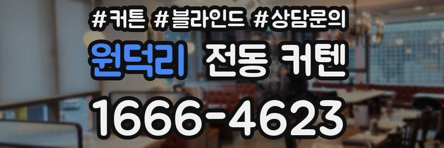 원덕리 전동 커텐