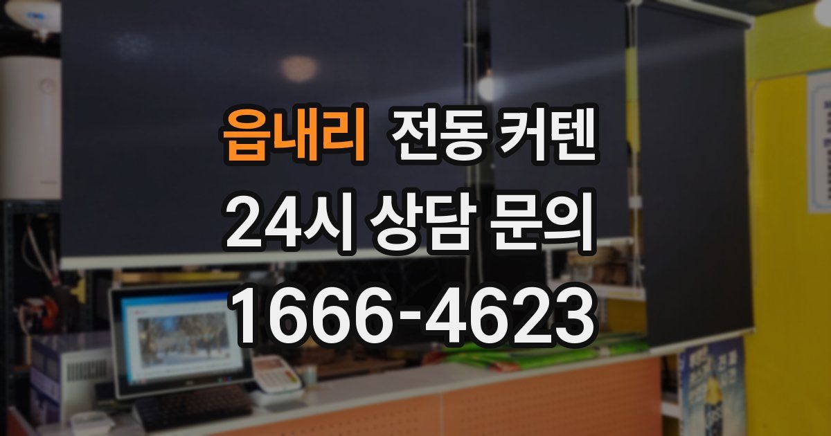 읍내리 전동 커텐