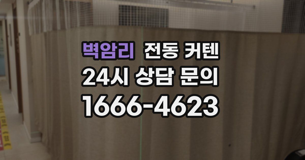 벽암리 전동 커텐