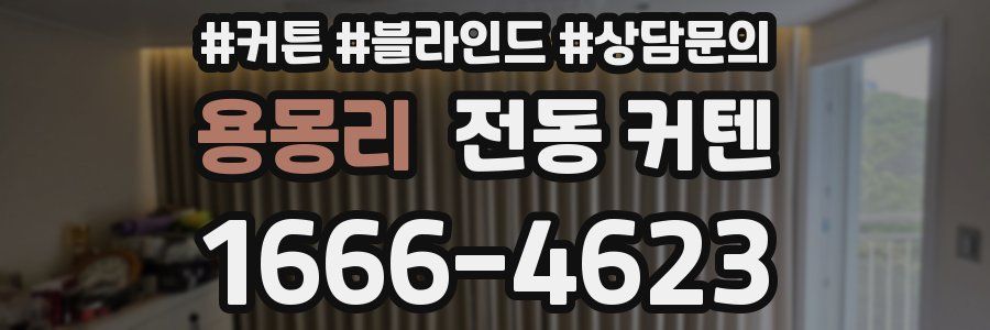 용몽리 전동 커텐