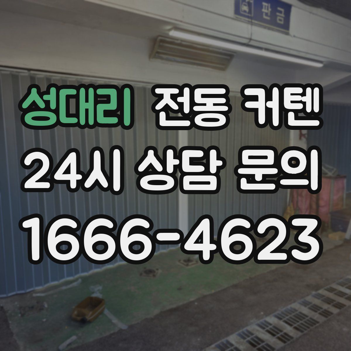 성대리 전동 커텐