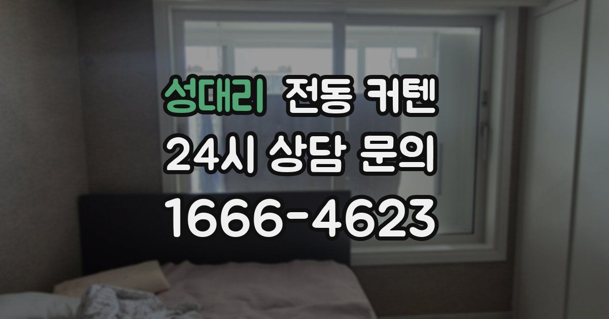 성대리 전동 커텐