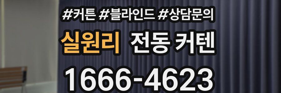 실원리 전동 커텐