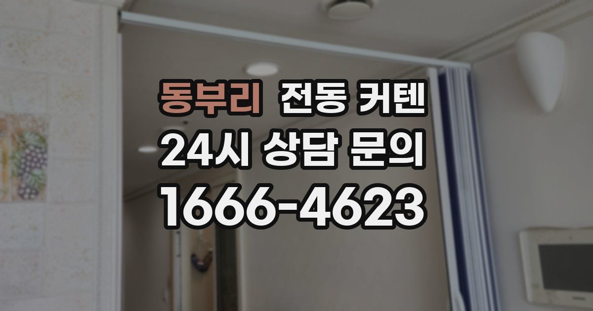 동부리 전동 커텐