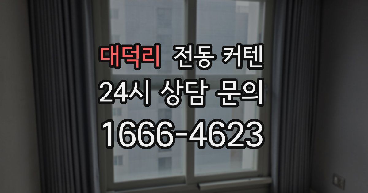 대덕리 전동 커텐