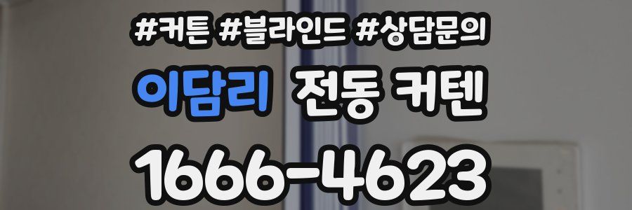 이담리 전동 커텐