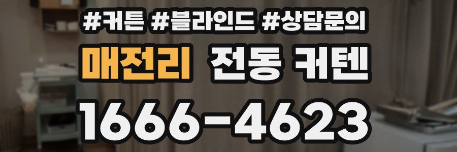매전리 전동 커텐