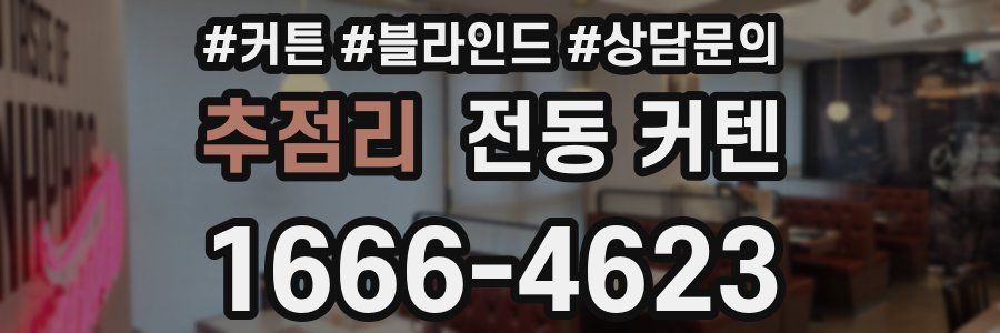 추점리 전동 커텐